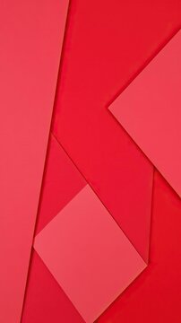A vibrant geometric abstract red texture background with sharp angles and overlapping shapes, perfect for contemporary design projects, overlapping, projects