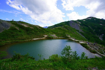 夏の白馬、八方尾根でトレッキング01