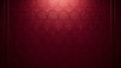 Dark maroon wallpaper with intricate textures, ideal for elegant or dramatic decor themes.
