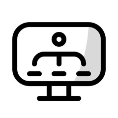 Obraz premium business organization icon with shady style, perfect for user interface projects