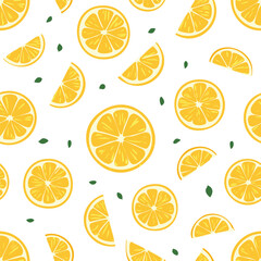 Fresh Melon Fruit Seamless Pattern