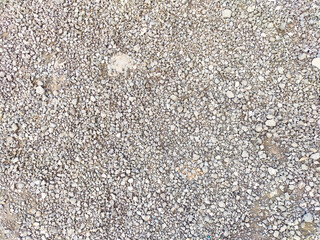 Gravel surface on a construction site during daylight hours