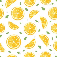 Fresh Melon Fruit Seamless Pattern
