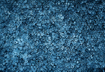 Obraz premium design blue coding rendering digital network abstract 