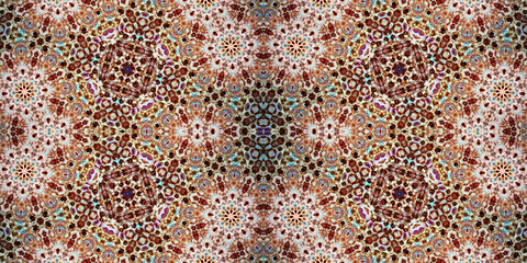 Seamless abstract pattern. The texture of the pattern is symmetrical. Endless pattern
