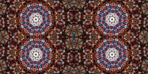 Seamless abstract pattern. The texture of the pattern is symmetrical. Endless pattern