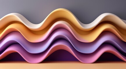 Abstract floral muted mauve