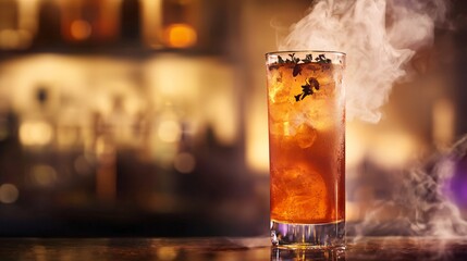 Discover the art of exquisite commercial photography featuring a steaming herbal drink that captivates your senses