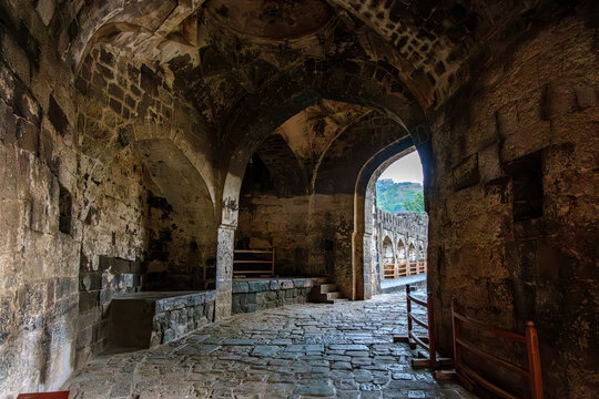 The Daulatabad Fort near Aurangabad India. Also called Deogiri fort, it's a historic fortified citadel located in Daulatabad village near Aurangabad.
