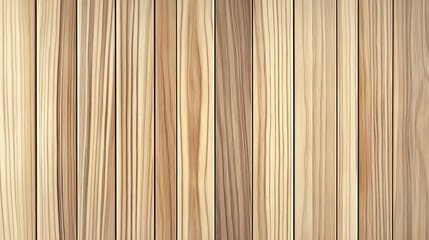 Fototapeta premium Wooden wall background with vertical slats, texture of natural wood paneling for interior design or backdrop. Wooden paneling wall. 