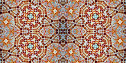 Seamless abstract pattern. The texture of the pattern is symmetrical. Endless pattern