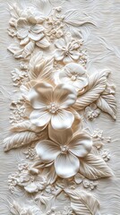 Elegant 3D gift card with silk ribbon detail, pearlescent finish, premium presentation