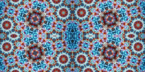 Seamless abstract pattern. The texture of the pattern is symmetrical. Endless pattern