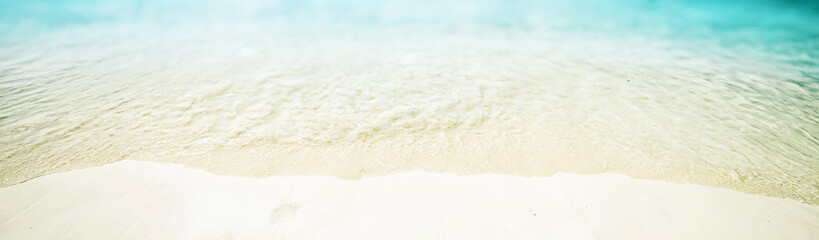 Blur tropical beach