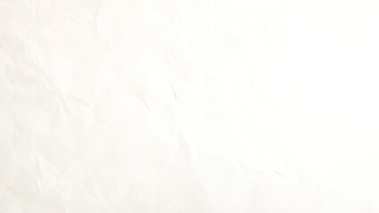 Crumpled white paper texture or paper background for design with copy space for text or image.