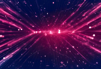 Obraz premium dots flow background point shape matrix b techno wallpaper plexus fractal concept pink texture business network triangle future red design dark modern digital banner futuristic lines connection net