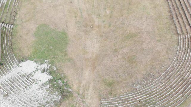 Aerial: Igmar ski jump in Sarajevo