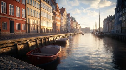 Nyhavn in Copenhagen, Denmark