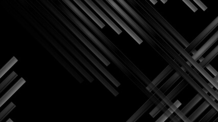 Technical geometric background with minimal glossy stripes