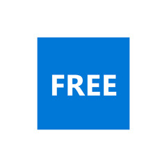 Blue Square with Text 
