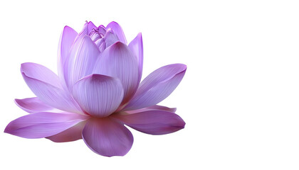A purple lotus flower	