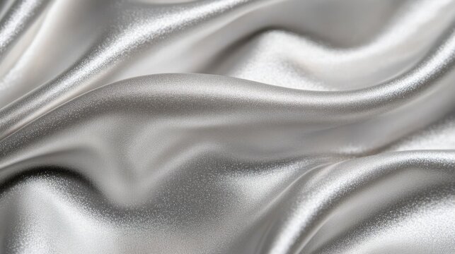 Shimmering Elegance - Minimalist Silver Background with Subtle Glitter Accents for Fashion Branding