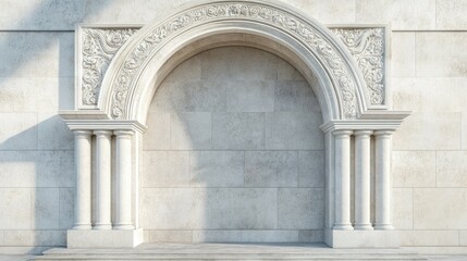 Fototapeta premium Elegant Architectural Arch with Ornate Design