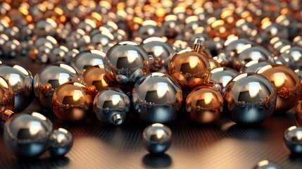 Shiny Christmas Ornaments