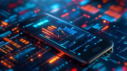 Application of Smartphone with Business Graph and Analysis