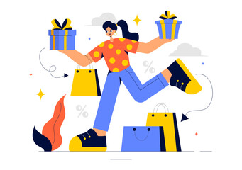 Super Saturday Sale Vector Illustration featuring Enjoy an Exciting Weekend with Amazing Discounts and Retail Shopping Offers for Clearance Deals