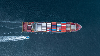 Container cargo ship global business logistic import export transportation, Container cargo ship...