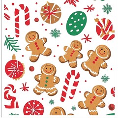 Delight in the festive spirit with gingerbread cookies and candy canes for your holiday celebrations