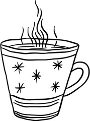 Christmas decorations, coffee cup​