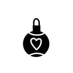 christmas ball silhouette icon