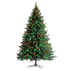 christmas tree isolated on white