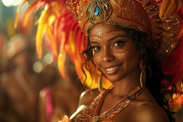  Showcase the grand spectacle of Brazil’s Carnival, with samba dancers in bright costumes...