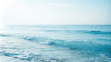 Fototapeta premium Soft blue gradient background with subtle blur effect, subtle blur, ethereal effect, blurred blue background, gentle gradient