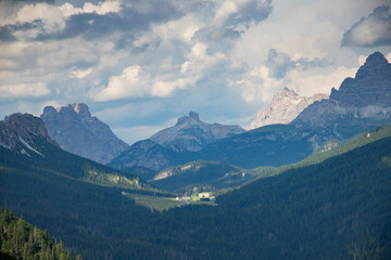 Fototapeta premium Wonderful nature landscape in the Dolomites, South Tyrol, Italy.