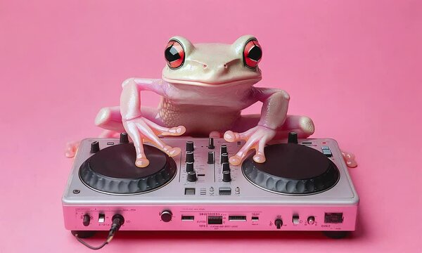 Dj party frog 