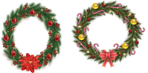 The Christmas Wreath is crafted with a natural, realistic look, making it suitable for both modern and traditional holiday themes, ensuring seamless integration into any project.