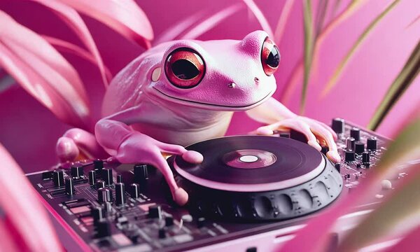 Fashion dj frog 