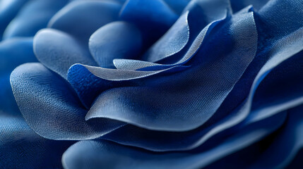 Abstract Blue Fabric Texture Illustration