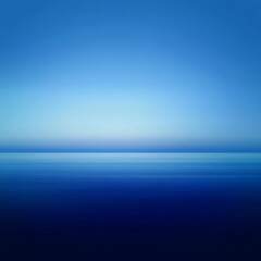 Obraz premium Minimalist Finance Gradient Background in Elegant Deep Blue Tones