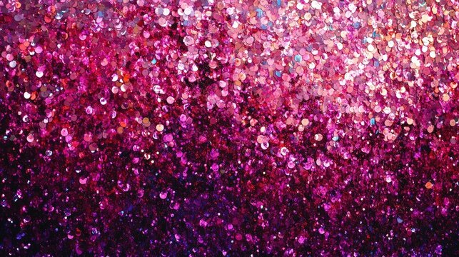Glamorous sequin-wall backdrop ideal for fashion editorial or photoshoot, creating a stunning atmosphere with its elegant sparkle and vibrant textures, offering ample copy space for creativity.