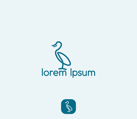 minimalistic logo in beautiful color.