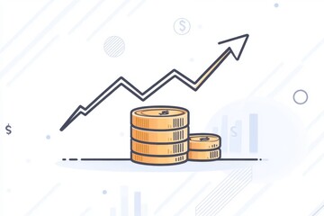 Financial Growth and Investment Illustration
