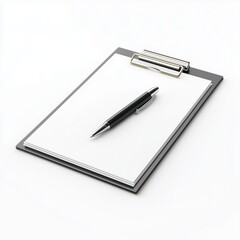 Professional Clipboard and Pen Ready for Notes - Made with Generative AI