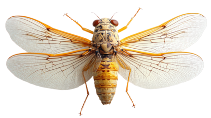  Cicada on transparent on white background