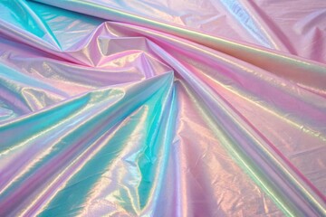 Iridescent neon background, Holographic Abstract soft pastel colors backdrop