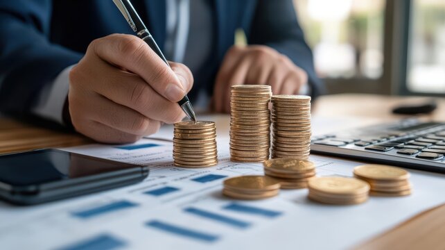 Abstract tax and tariff policy forms with global trade network, interconnected economy concept, versatile financial and trade compliance